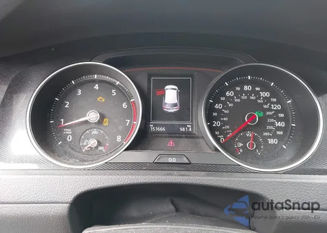 2016 Volkswagen Golf Gti Se 4-Door из США, поврежденный, VIN 3VW4T7AU9GM024952